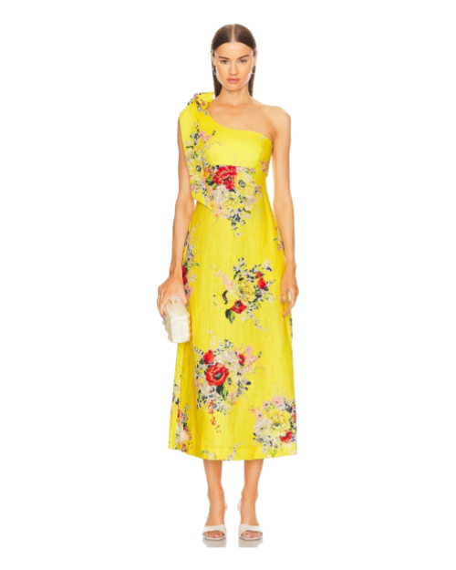 Alight One Shoulder Midi Dress