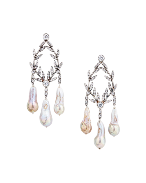 Leaves Chandelier Earrings