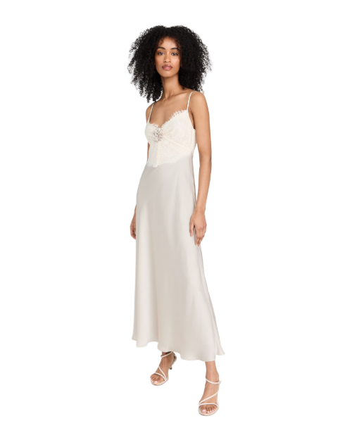 Lace Trim Slip Dress